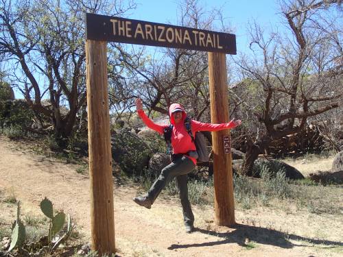Taking off from American Flag Trailhead